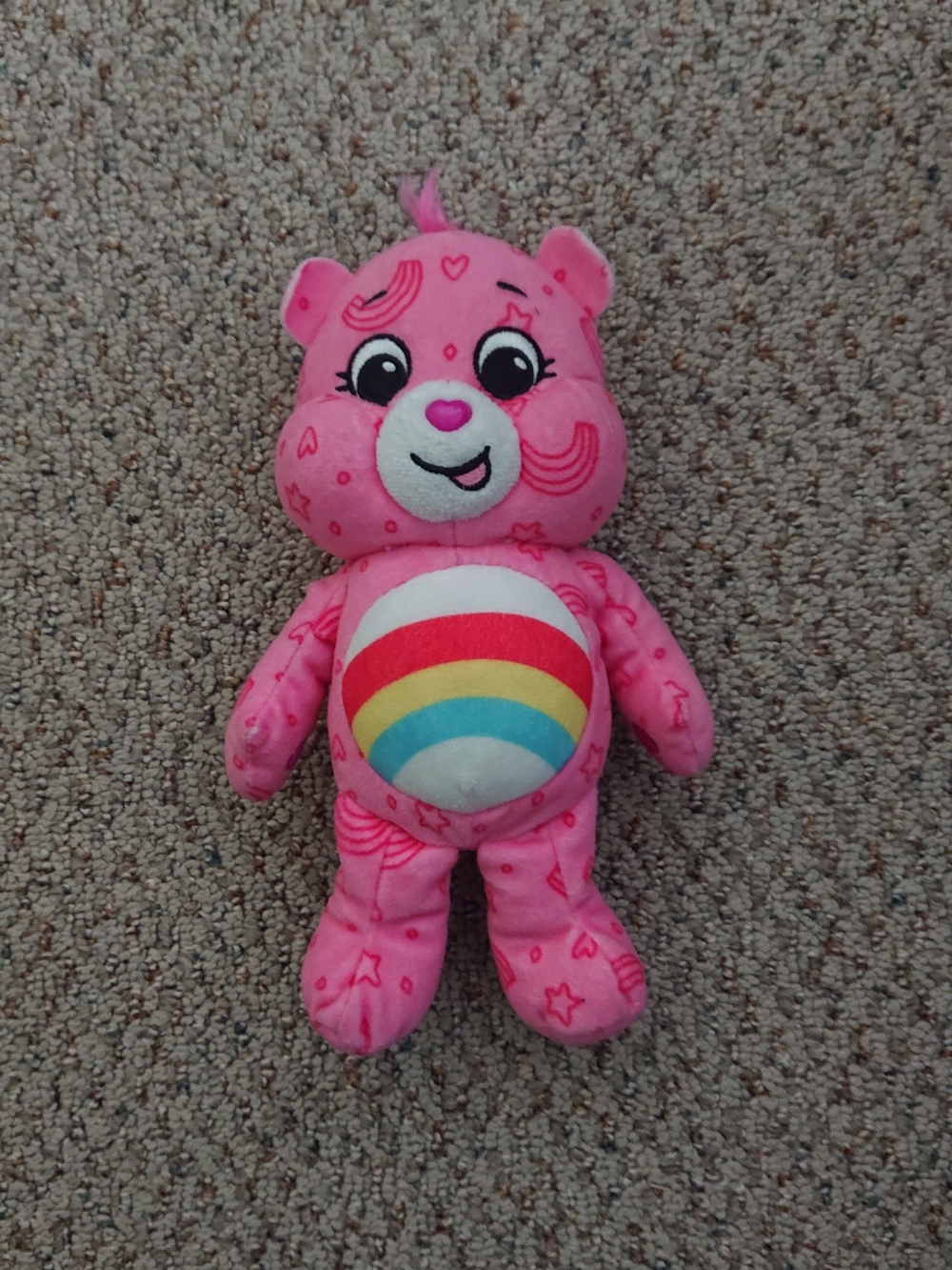 2024 Care Bears - Pink Cheer Bear Plush by Basic Fun - Unlock The Magic